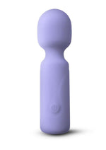 X and O's Adore Rechargeable Silicone Mini Vibrating Wand - Blue