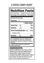 Candyprints X Rated Valentine Hearts Candy