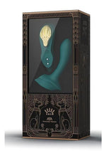 Zalo Aya Rechargeable Silicone Wearable Vibrator - Gold/Green