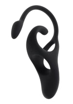 Zero Tolerance All The Bases Rechargeable Silicone Couples Ring and Plug with Remote - Black