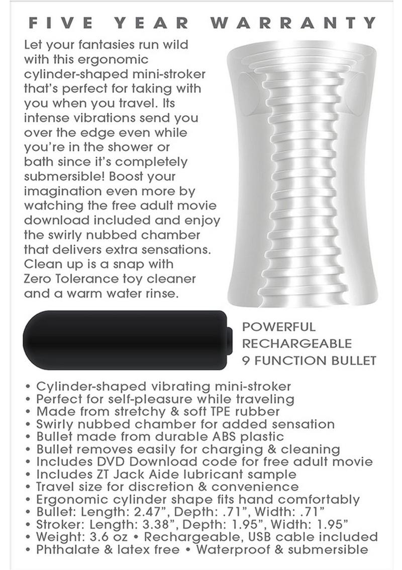 Zero Tolerance Pop Rechargeable Compact Textured Stroker