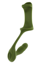 Zero Tolerance Prostate Power Pack Rechargeable Silicone Anal Vibrator with Remote - Green