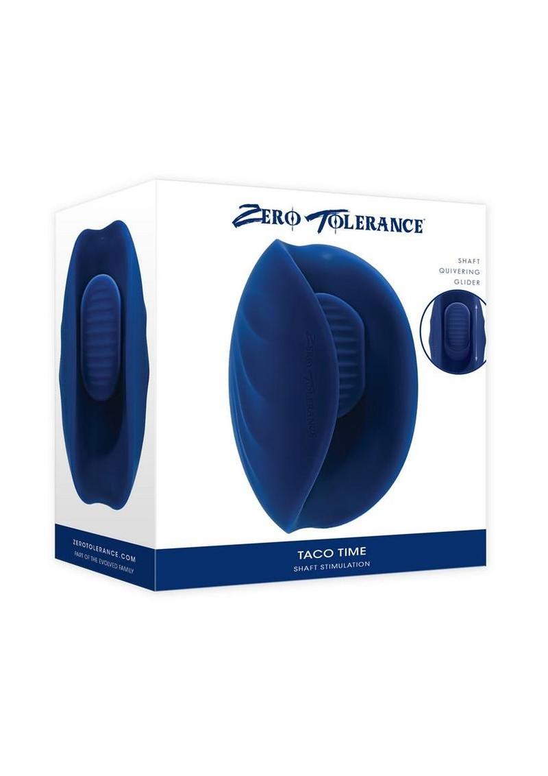 Zero Tolerance Taco Time Rechargeable Silicone Stroker - Blue