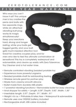 Zero Tolerance The Emperor Silicone Prostate Stimulator
