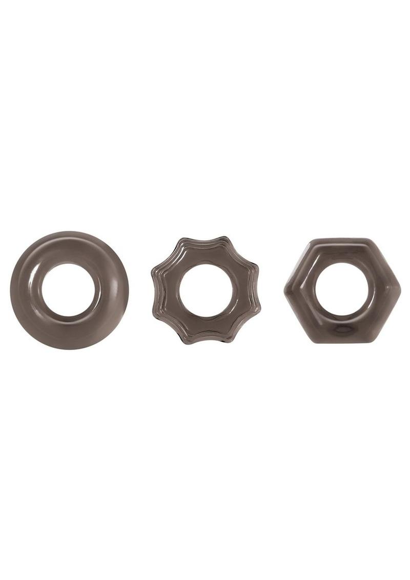 Zero Tolerance Triple Thick Thick And Comfortable Cock Ring Kit