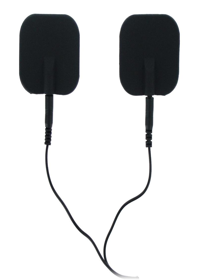 Zeus Electrosex Deluxe Black Silicone Electro Pads
