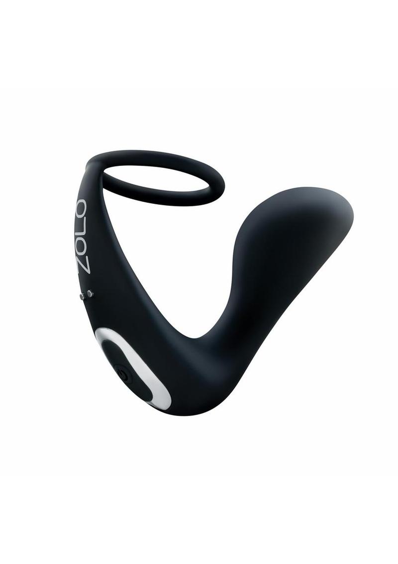 ZOLO Thumb Vibrating Cock Ring with Prostate Massager