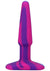 A-Play Groovy Silicone Anal Plug - Fuchsia/Magenta/Pink/Purple - 4in