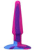 A-Play Groovy Silicone Anal Plug - Fuchsia/Magenta/Pink/Purple - 5in