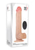 Adam and Eve - Adam's Rechargeable Thrusting Dildo with Remote Waterproof - Flesh