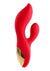 Adam and Eve - Eve's Big and Curvy G Rechargeable Silicone Dual Vibrator - Red