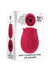 Adam and Eve - Eve's Ravishing Rose Clit Pleaser Silicone Rechargeable Stimulator - Red
