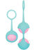 Adam and Eve - Eve's Silicone Kegel Training - Pink/Teal - Set/Set Of 2