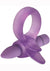 Adam and Eve 's Vibrating Clitoral Tongue Ring - Purple