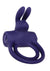 Adam and Eve Silicone Remote Control Rechargeable Rabbit Ring - Purple