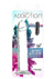 Addiction Crystal Addiction Vibrating Vertical Dong - Clear - 9in
