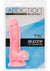Addiction Toy Collection Brandon Silicone Glow In The Dark Dildo with Balls - Glow In The Dark/Pink - 7.5in