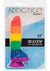 Addiction Toy Collection Justin Silicone Dildo with Balls - Multicolor - 8in