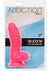 Addiction Toy Collection Tom Silicone Dildo with Balls - Pink - 7in