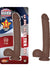 All American Ultra Whoppers Straight Dildo - Brown/Chocolate - 11in