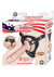 All American Whoppers Realskin Straight Dildo and Universal Harness - Flesh/Vanilla - 5in