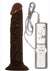 All American Whoppers Vibrating Dildo - Chocolate - 8in