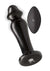 Ass-Sation Remote Control Rechargeable Vibrating Metal Anal Lover - Black/Metal