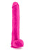 Au Naturel Bold Daddy Dildo with Suction Cup and Balls - Pink - 14in