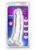 B Yours Plus Lust N' Thrust Realistic Dildo - Clear - 7.5in