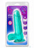 B Yours Plus Rock N' Roll Realistic Dildo with Balls - Teal - 7.25in