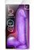 B Yours Sweet N' Hard 2 Dildo with Balls - Purple - 7.75in