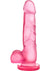 B Yours Sweet N' Hard 4 Dildo with Balls - Pink - 7.75in