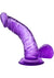 B Yours Sweet N' Hard 8 Dildo with Balls - Purple - 6.5in