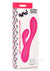 Bang! 10x Flexible Rechargeable Silicone Rabbit - Pink