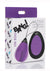 Bang! 10x Rechargeable Silicone Vibrating Egg with Remote Control - Purple
