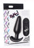 Bang! 21x Vibrating Silicone Rechargeable Butt Plug with Remote Control - Black