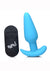 Bang! 21x Vibrating Silicone Rechargeable Butt Plug with Remote Control - Blue