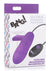 Bang! 7x Pulsing Rechargeable Silicone Bullet Vibrator - Purple