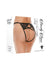Barely Bare Criss-Cross Crotchless Panty - Black - One Size