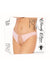 Barely Bare Lace Edge Open Panty - Peach/Pink - Plus Size/Queen
