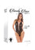 Barely Bare Lace Up Teddy - Black - One Size