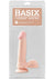 Basix Dong with Suction Cup - Vanilla - 6in