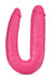 Big As Fuk Double Headed Dildo with Suction Cup - Pink - 18in