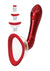 Bloom Intimate Body Pump Vibrating Rechargeable Interchangeable Set Limited Edition - Red - 4 Piece