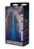 Blue Line Anal Beads with Suction Cup - Blue - 6.75in