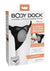 Body Dock Elite Mini Strap-On - Black/Gray/Grey