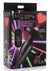 Booty Sparks Laser Heart Rechargeable Silicone Anal Plug with Remote Control - Medium - Black with Red Lights - Black