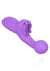Butterfly Kiss Rechargeable Silicone Dual Vibrator - Purple