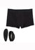 Calexotics Silicone Rechargeable Boxer Brief Panty Vibe with Remote Control - Black - Large/Medium - 3 Pieces