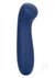 Cashmere Satin G Rechargeable Silicone G-Spot Vibrator with Clitoral Stimulator - Blue